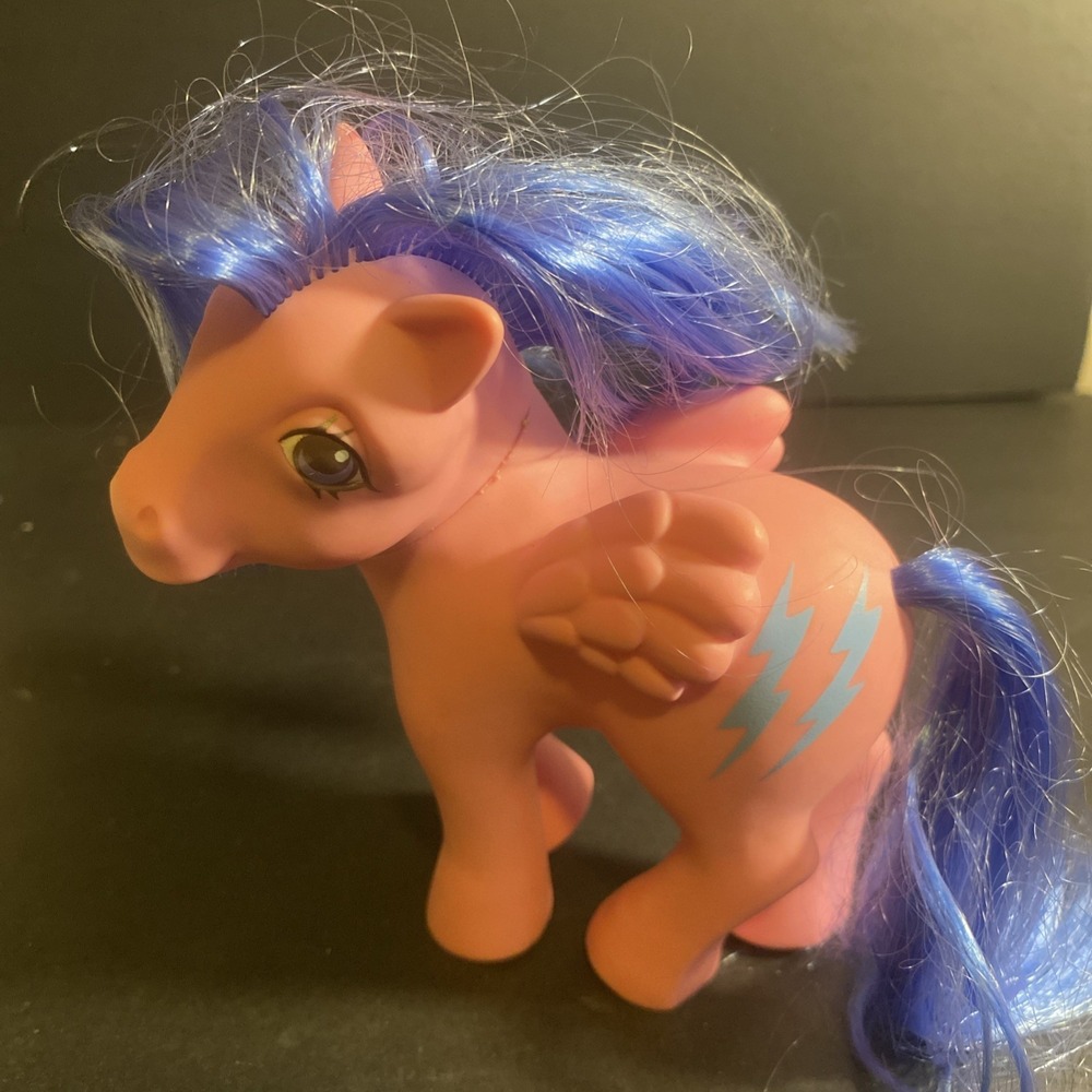My Little Pony Vintage G1 Pink Pegasus Firefly Lightning Bolts 1980s